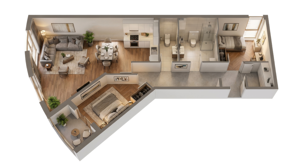 Stan 306 – Trosoban, 94.46m²