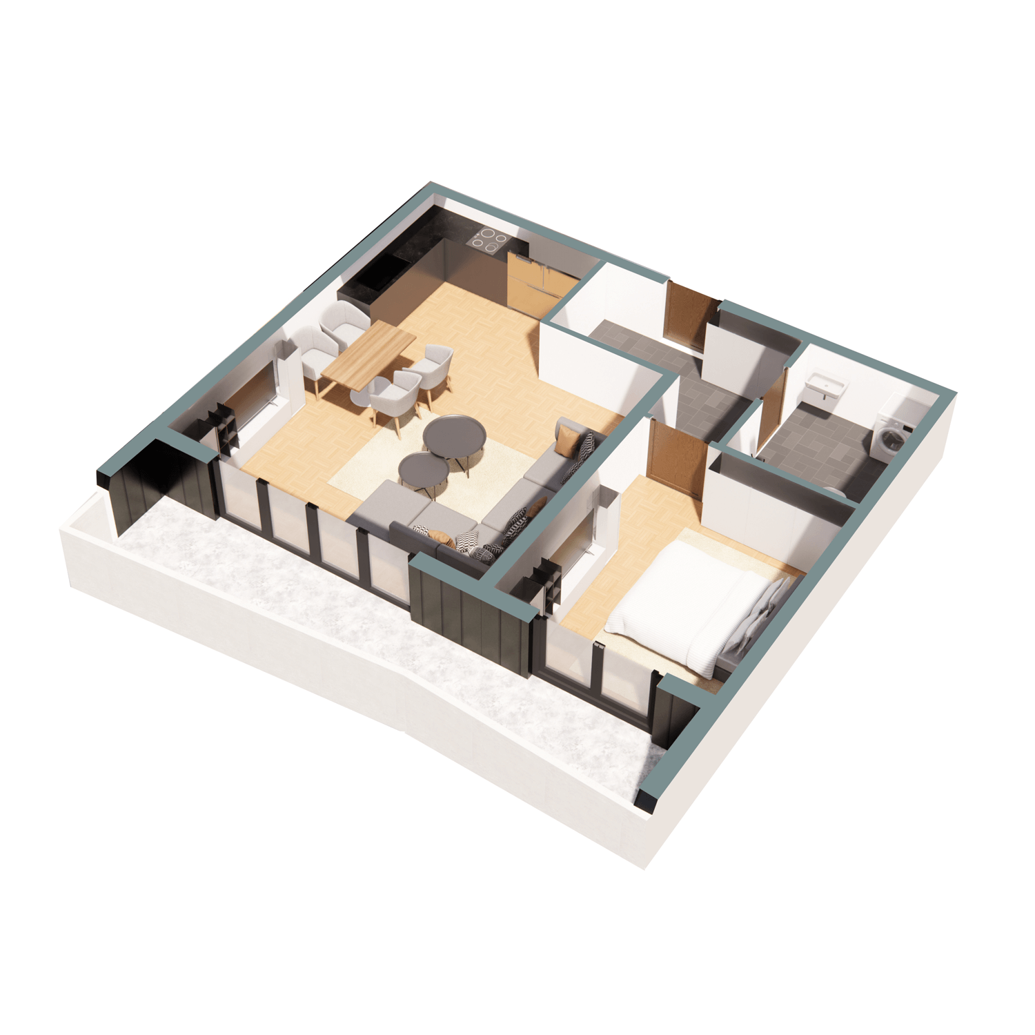 Stan 503 – Dvosoban, 59.02m²